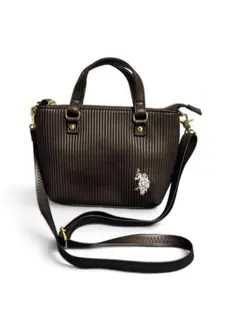 U.S. POLO ASSN. ミニトート ショルダーバッグ ブラックのサムネイル