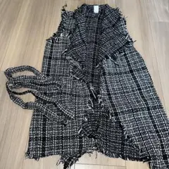 SHEIN チェック柄ベストコート 10Y