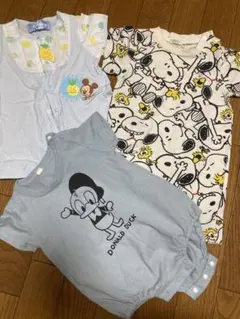 Disney baby ドナルドダックロンパース 70〜90サイズ