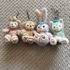 ダッフィーフレンズぬいぐるみキーホルダー
