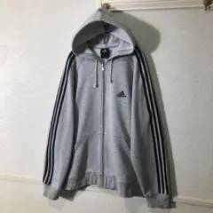 アディダス adidas スウェット フルジップ パーカー フーディ L