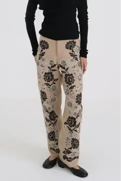 CLANE FLOWER EMBROIDERY PANTS - メルカリ