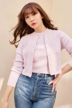 Essential Cable Knit Set [M] カーデのみのサムネイル