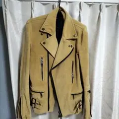 JACKROSE ダブルライダースジャケット サイズ3 コットン生地