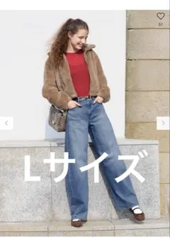 GU バレルレッグジーンズ　標準丈