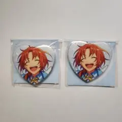 あんスタ 中国3周年 ハート缶バッジ レオ - メルカリ