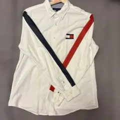 Tommy Hilfiger 90’sリバイバル復刻版両袖ラインシャツ