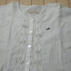 美品　クロコダイル　ブラウス　M