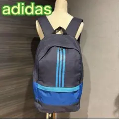 adidas アディダス 3本ライン リュック バックパック ネイビー/ブルー
