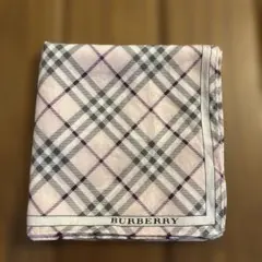 BURBERRY ハンカチ・スカーフ　ピンク チェック柄のサムネイル