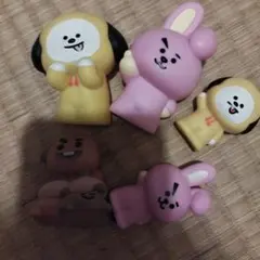BT21 指人形 などフィギュア 5点セット