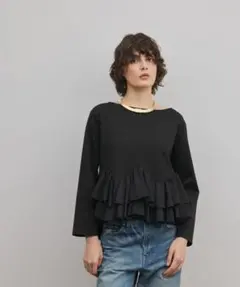 未使用タグなし】Heve タフタバルーンブラウス アイボリー 完売品