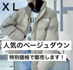 THE NORTH FACE ベージュ ダウンジャケット 21-22 AW