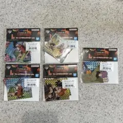一番くじ ドラゴンボール I賞　フレークプリズムステッカー　5点
