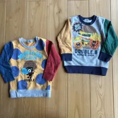 ミキハウス ダブルビー トレーナー まとめ売り 100cm