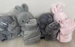 タイトー限定 オンクレプライズいっしょにぬくぬくくまさんブランケット うさぎさん