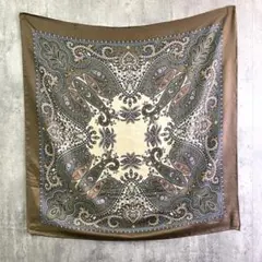 ピエールカルダン 【Pierre Cardin】大判ストール/ペイズリー/シルク