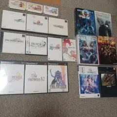 ファイナルファンタジー　ソフト13本、攻略本6冊セットまとめ売り