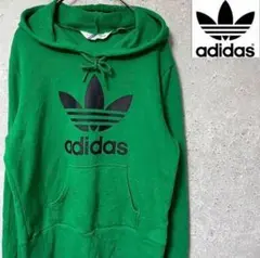 adidas アディダス オリジナルス トレフォイル パーカー ビッグロゴ M