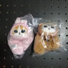 mofusand にゃんぱんつ！ぬいぐるみシュシュ　2種セット
