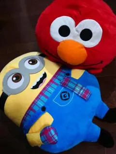 最終お値下げ【USJ ぬいぐるみ 2点セット♪】ミニオンズ & セサミストリート