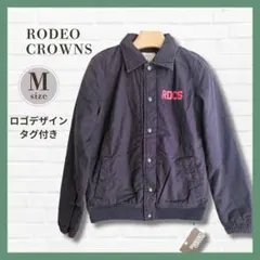 新品タグ付✨RODEO CROWNS ロゴブルゾン 紺M RCWB ジャケット