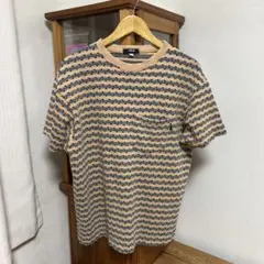 old STUSSY 80s トムトム柄　T-shirt