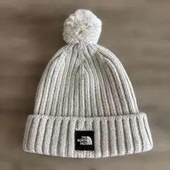 《美品》THE NORTH FACE ニット帽 ベージュ