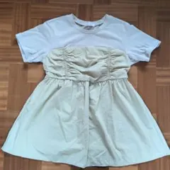 chocol raffine robe ミディ丈ビスチェドッキングプルオーバーのサムネイル