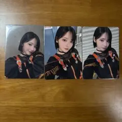 FRUITS ZIPPER 鎮西寿々歌　アソビモール　トレカ　黒衣装　3枚セット