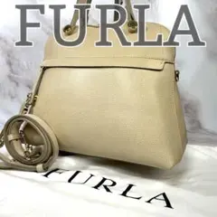 FURLA フルラ ハイパー 2WAY ハンドバッグ ショルダー ベージュ