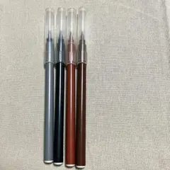 カラーペン　グレー、ブラウン系　4本