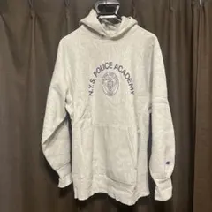 90s champion ポリスアカデミー リバースウィーブ スウェットパーカー