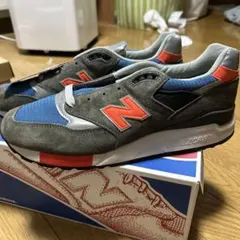 新品 New Balance J.Crew M998JC3 USA 27.0cm Buy New Balance J. Crew x 998 Made in USA 'Grey Blue Orange