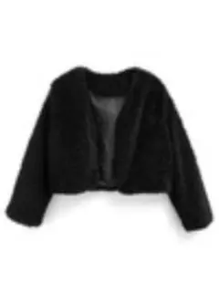 プードルファーコート フリースジャケット