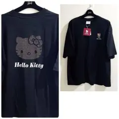 日焼けヒョウ柄キティHelloKittyアベイルコラボキラキララメ入りTシャツ