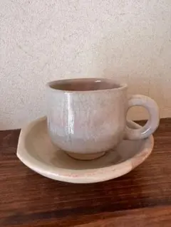 萩焼 陶器 カップ＆ソーサー