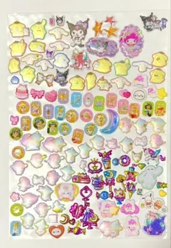 ランダムキャラクターシール　6枚セット