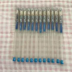 ゼブラ ボールペン ジェルビー jell-be 蛍光青 12本 廃盤 ペン回し