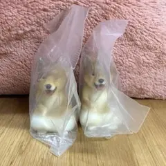 大きな 光るまてぼうけ犬 柴犬2個セット