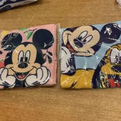 第一生命　ミッキー・ミニー ハンドタオルセット