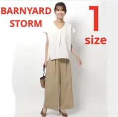 1回だけ着用★BARNYARDSTORM リネンキュプラクロスパンツm431のサムネイル