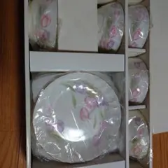 AKURA ティーカップセット 5客 花柄