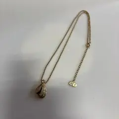 Christian Dior ドロップモチーフ ネックレス