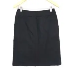 SONIA RYKIEL ソニアリキエル スカート ひざ丈 黒 厚手 ポケット