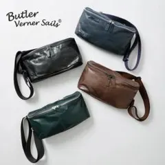Butler Verner Sails 馬革 ポニープルアップワンショルダー 黒
