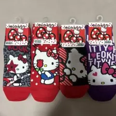 Hello Kitty 靴下 4足セット 23-25cm