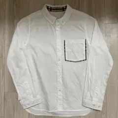 BURBERRY バーバリー　ポケット付長袖シャツ 10Y(140cm)ホワイト