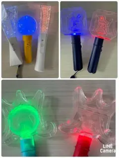 嵐　ペンライト　７本セット 多色 光る機能付き