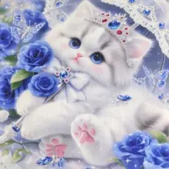 J　未使用　可愛い猫ちゃんパネル生地4枚